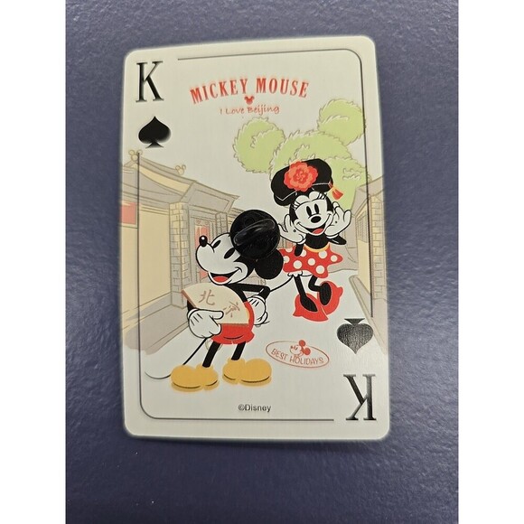 NEW Disney Trading Pin With Playing Card Baby Pooh Bear - Picture 3 of 3